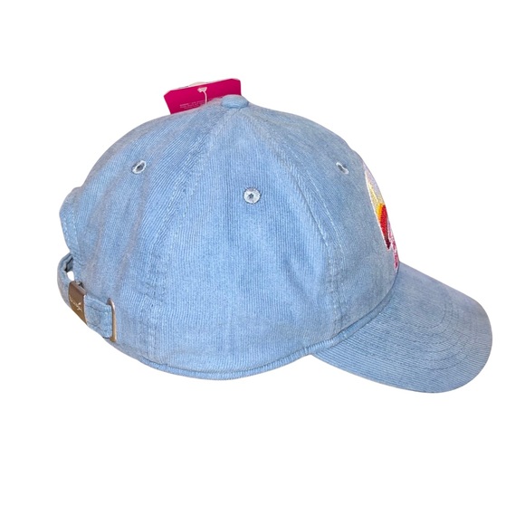 Wrangler Barbie Desert Scene Corduroy Hat, Blue Adjustable - Picture 2 of 6